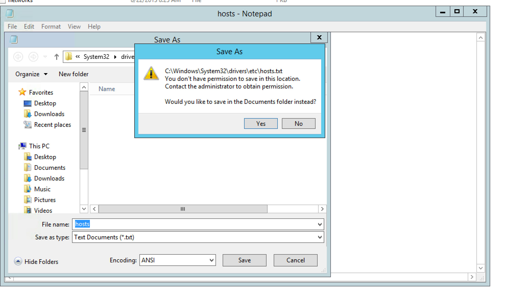 How to Edit the Hosts File on Windows Server - iodocs