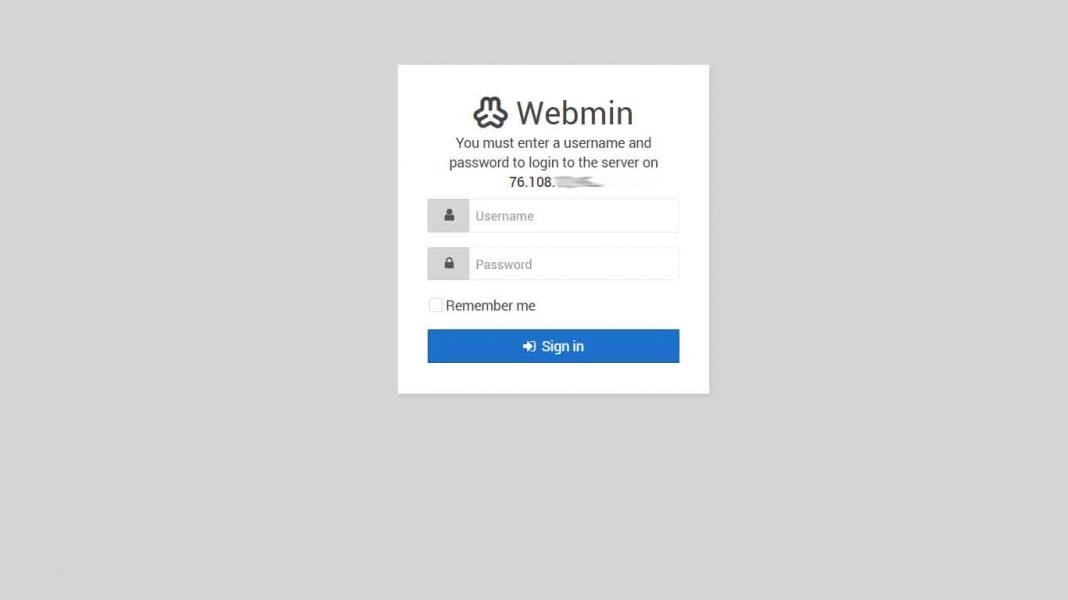 Webmin on Ubuntu